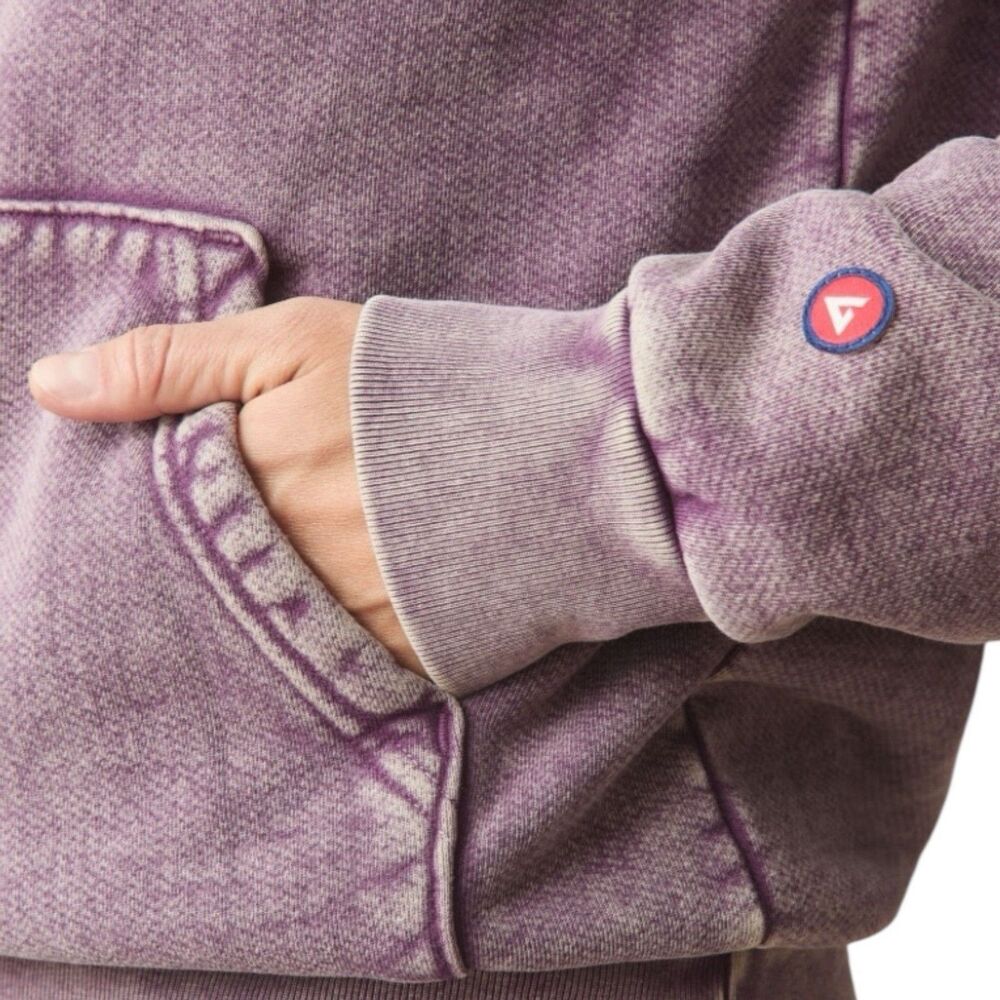 American Giant Vintage Pullover Unisex XS Italian Plum Mineral Wash Hoodie NWT - Picture 8 of 11